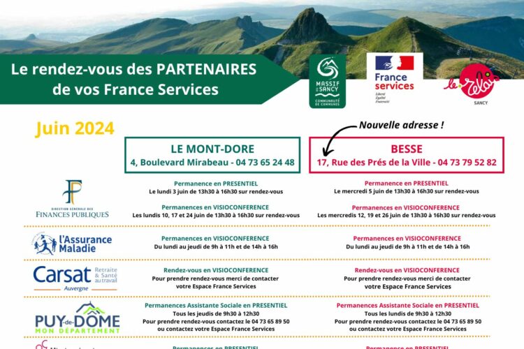 JUIN 2024 – Les rendez-vous de nos PARTENAIRES