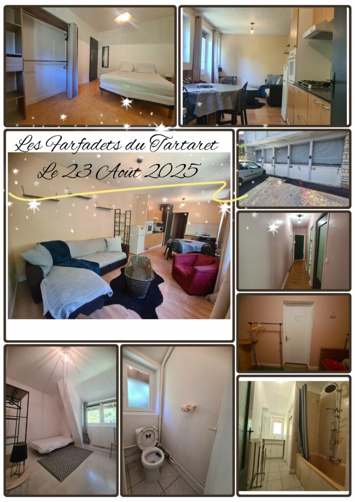 MUROL - Appartement meublé à louer à l'année avec 2 chambres /salle de bain et cuisine américaine équipée